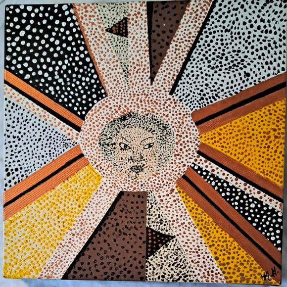 Polka dot painting - Picture 1 of 1